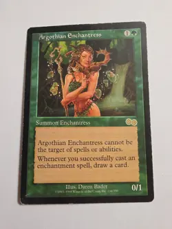 Argothian Enchantress (played) x1 - MTG Vintage Rare - check my store!!! - Image 2
