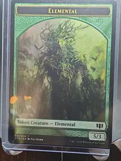 Elemental Beast (019) Double-Sided Token Commander 2014 MTG Regular Near Mint - Image 3
