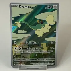 Pokemon TCG Drampa Illustration Rare 184/162 SV05 Temporal Forces Holo - Image 1