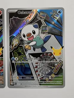 Pokemon First Partner Series 2 Illustration Unova Starters Snivy Tepig Oshawott - Image 2