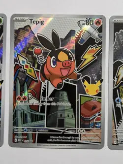 Pokemon First Partner Series 2 Illustration Unova Starters Snivy Tepig Oshawott - Image 3