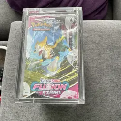 Pokemon TCG Fusion Strike Booster Box In Acrylic Case - Image 2