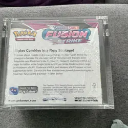 Pokemon TCG Fusion Strike Booster Box In Acrylic Case - Image 3