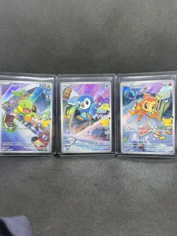 Pokemon First Partner Illustration Collection Series 1 Sinnoh Starters GEN 4 - Image 1