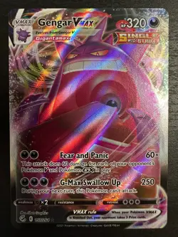 2022 Fusion Strike Gengar VMAX Holo Rare #157/264 - Image 1