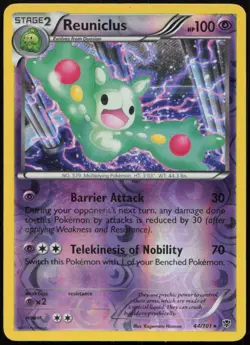 Reuniclus 44/101 HP Plasma Blast Rare Reverse Holo Pokemon - Image 1