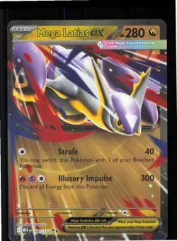Mega Latias ex 100/132 Double Rare Mega Evolution Pokemon Holo Near Mint - Image 1
