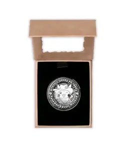 Pokemon Fossil Museum Commemorative Coin: Excavator Pikachu & Tyrantrum - Image 2