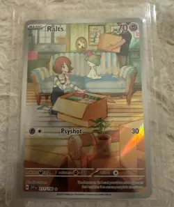 Pokemon TCG Scarlet & Violet Base Set Ralts 211/198 Illustration Rare - Image 1