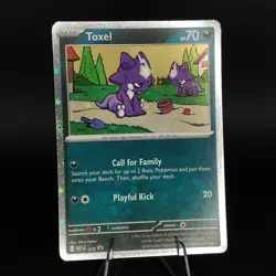 Toxel (Cosmos Holo) 078 HOLO PROMO ME: Mega Evolution Promo Pokemon Holo LP - Image 1