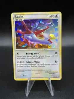 Pokemon TCG Latias HGSS10 Hgss Cracked Ice Holo Basic Promo HP 80 Nm HN3 - Image 1