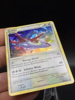 Pokemon TCG Latias HGSS10 Hgss Cracked Ice Holo Basic Promo HP 80 Nm HN3 - Image 3