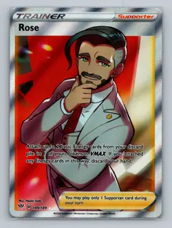 Pokemon SWSH03: Darkness Ablaze #189/189 Rose (Full Art) - Image 1