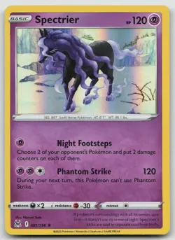 Spectrier 081/196 Holo Rare Lost Origin Pokemon Holo NM - Image 1