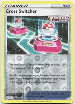 Cross Switcher 230/264 Uncommon Fusion Strike Pokemon Reverse Holo DMG - Image 1
