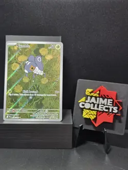 Pokemon Nymble 096/094 Illustration Rare Full Art Holo Phantasmal Flames NM - Image 1