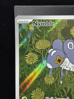 Pokemon Nymble 096/094 Illustration Rare Full Art Holo Phantasmal Flames NM - Image 5