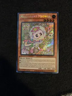 Yugioh Mulcharmy Meowls SUDA-EN025 Secret Rare 1st Ed NM - Image 1