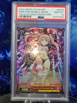 Weiss Schwarz Power Out of This World, Milim SP (English) (PSA 10) - Image 2