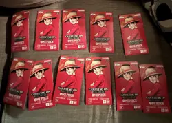 Bandai Namco One Piece Card Game OP-13 English Booster Pack Lot of 11 - Image 1