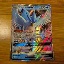 Pokemon TCG Articuno GX Celestial Storm Ultra Rare Card 31/168 - Image 1