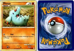 Pokemon Card - Phanpy 77/123 HeartGold & SoulSilver 2010 Common MP - Image 3