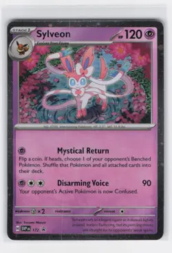 Pokemon TCG SV: Scarlet & Violet Promo Cards Sylveon - (Cosmos Holo) 172 -NM - Image 1
