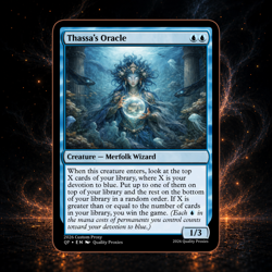 Thassa's Oracle - Custom MTG card - Image 1