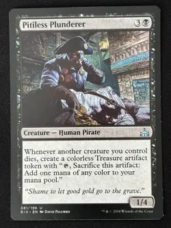 1x MTG Pitiless Plunderer - Rivals of Ixalan (RIX) #81 - Magic the Gathering - Image 3