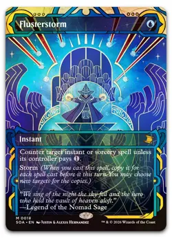 Flusterstorm #18 (Foil) NM Secrets of Strixhaven: Mystical Archive SOA Magic MTG - Image 1