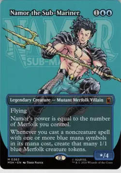 Namor the Sub-Mariner (Borderless) (0362) Marvel Super Heroes Regular - Image 1