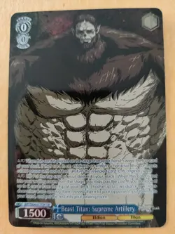 Attack On Titan Beast Titan: Supreme Artillery (TTR) And Painful Sight Above TTR - Image 1
