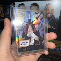 DON!! Card (Dracule Mihawk) (Gold) The Azure Sea's Seven Foil - Image 1