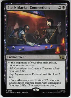 Black Market Connections Commander: Marvel Super Heroes 155 NM R - Image 1