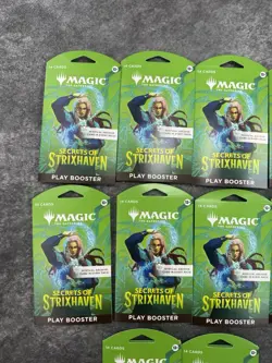 Magic The Gathering Secrets Of Strixhaven Play Boosters Lot Of 10 NEW SEALED RAR - Image 2