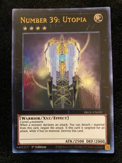 Number 39: Utopia NM BROL 1st Brothers of Legend Yugioh - Image 1
