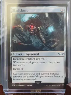Skullclamp Universes Beyond: Warhammer 40000 MTG Regular Near Mint - Image 3