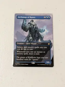 MTG Archmage of Runes (Borderless) Foundations NM - Image 1