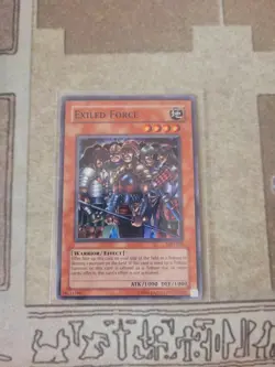 YUGIOH EXILED FORCE LOD-023 SUPER UNLIMITED EDITION NM 1996 PRINT - Image 1