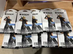 Lot 10 MTG Final Fantasy Booster Packs Sealed Sleeved Packs Magic The Gathering - Image 1