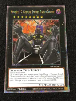 Yugioh Number 15: Gimmick Puppet Giant Grinder MP24-EN032 1st Quarter (NM) - Image 1