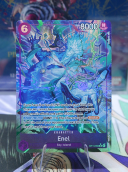 ONE PIECE TCG Enel OP15-060 SR Alt Art Adventure On Kami’s Island ENGLISH - Image 1