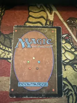 Mtg Magic Card Mirage Tesla’s Dragon Miscut Misprint Error - Image 3