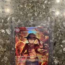 One Piece Monkey D Luffy ST10-006 SR Treasure Booster Set PROMO Sealed Centered! - Image 2