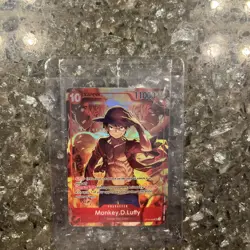 One Piece Monkey D Luffy ST10-006 SR Treasure Booster Set PROMO Sealed Centered! - Image 4