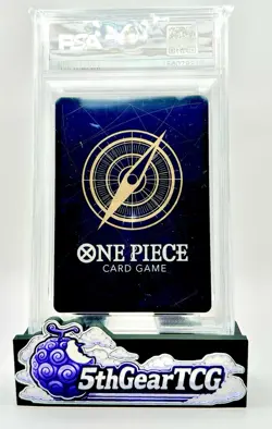 Namco One Piece CCG Ace & Sabo & Luffy OP13-007 Alt Art Foil SR PSA 10 Eng - Image 2