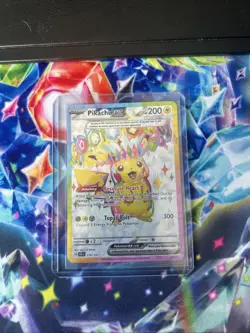 Pokemon Pikachu EX Full Art Ultra Rare Card 219/191 Surging Sparks Series - Image 1