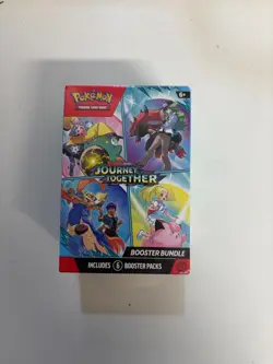 Pokemon TCG Journey Together Booster Bundle - 6 Packs NEW & SEALED - Image 1