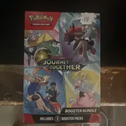 Pokemon TCG Journey Together Booster Bundle SEALED - 6 Booster Packs - Image 1