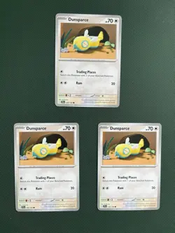 Pokemon TCG Dunsparce 120/159 Bundle X3 Journey Together Non Holo NM - Image 1